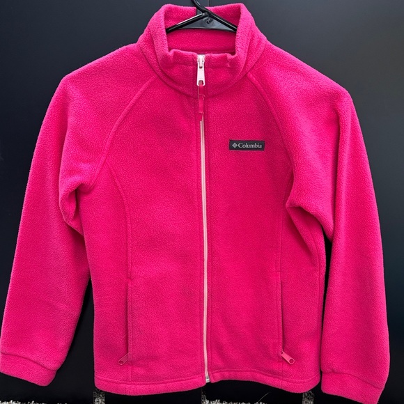 Columbia Other - Columbia Vibrant Pink Full-Zip Fleece